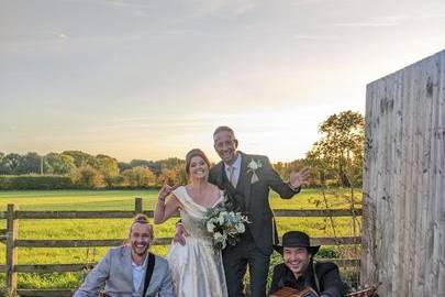 Pre First Dance at Sunset