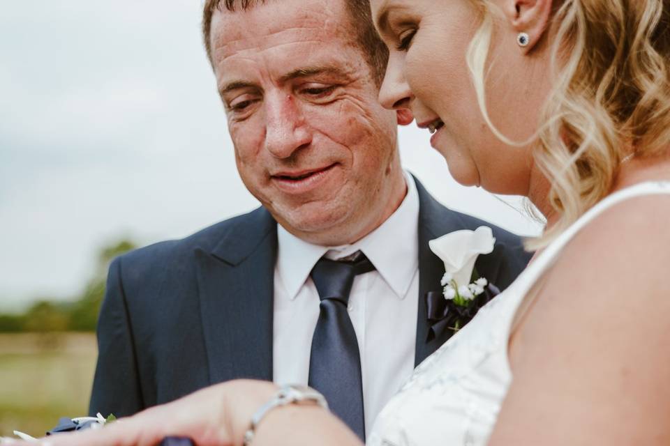 Dan and Adele post ceremony