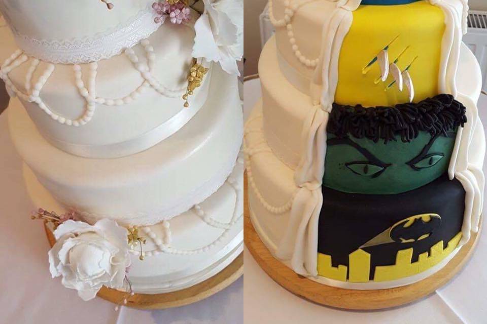 Split personality cake