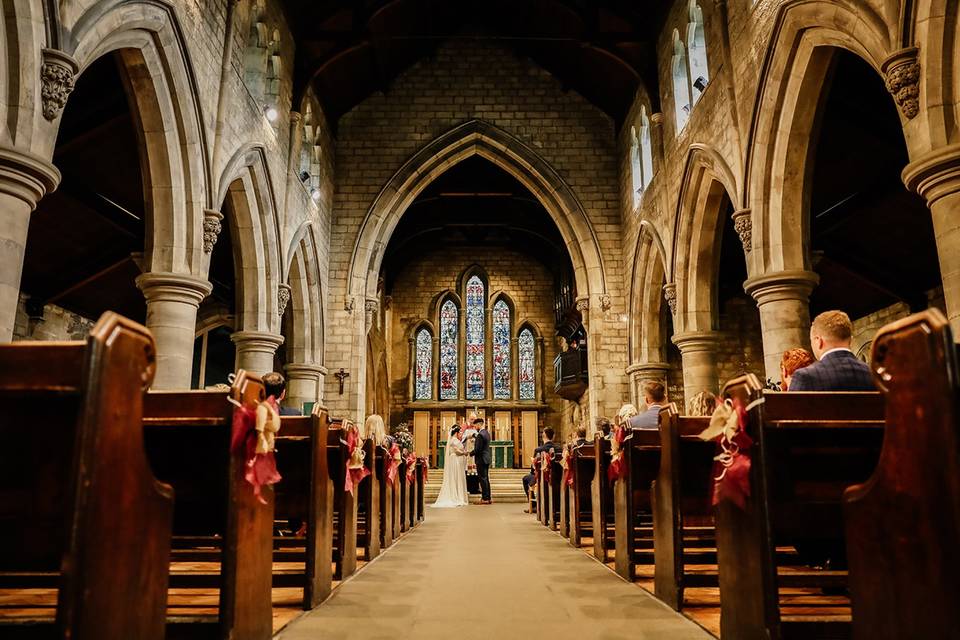 A church ceremony