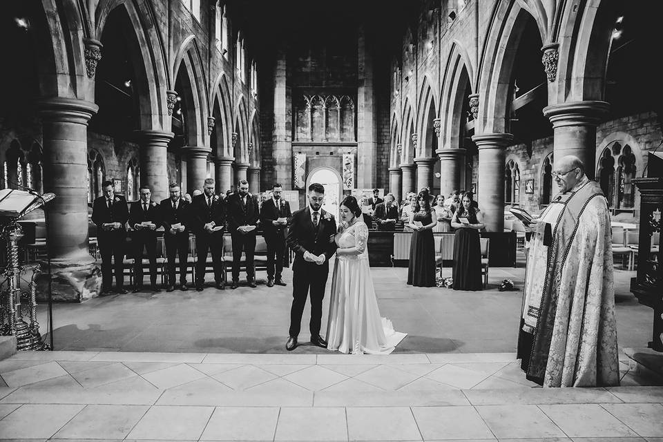 A church ceremony