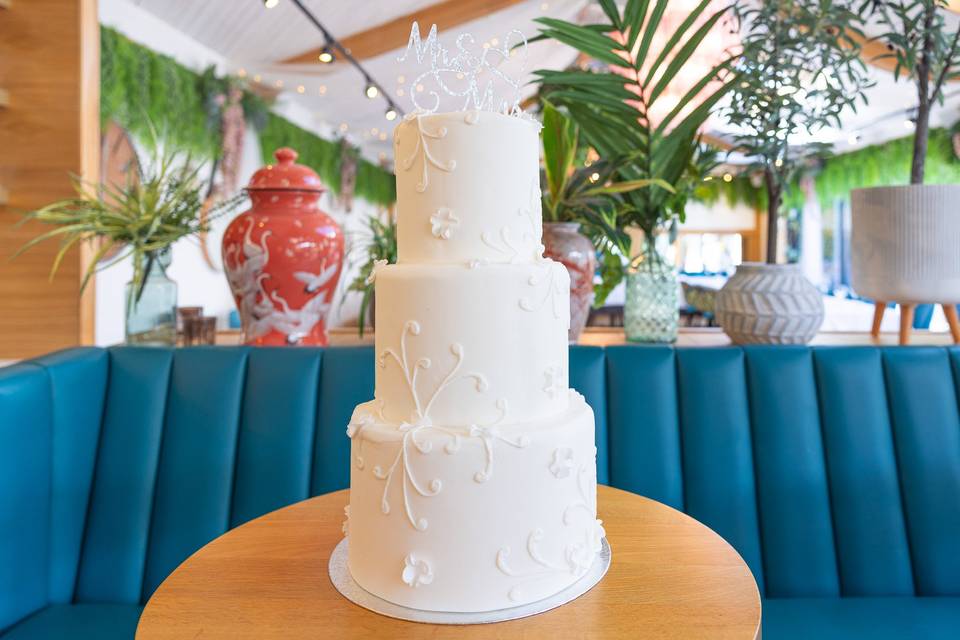 Wedding Cake made at Pecks