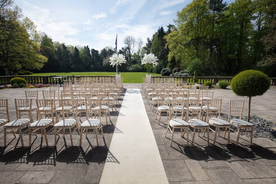 Alfresco ceremony