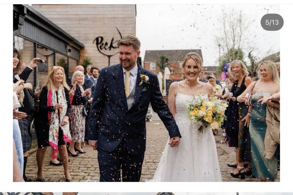 Just married