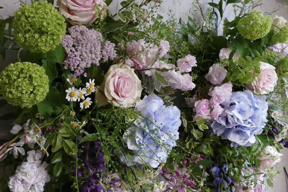 Hanging Church Flowers