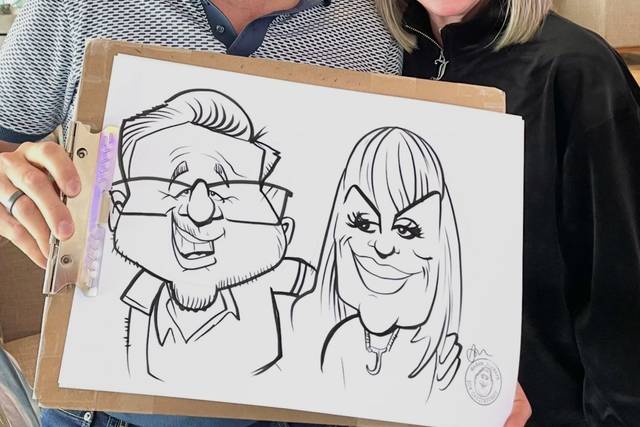 Guests with their picture