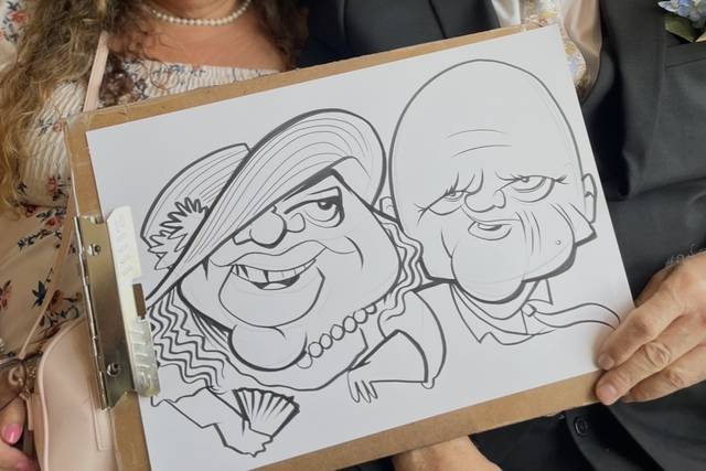 Guests with their picture