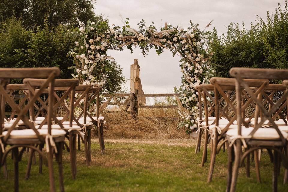 Outdoor ceremony