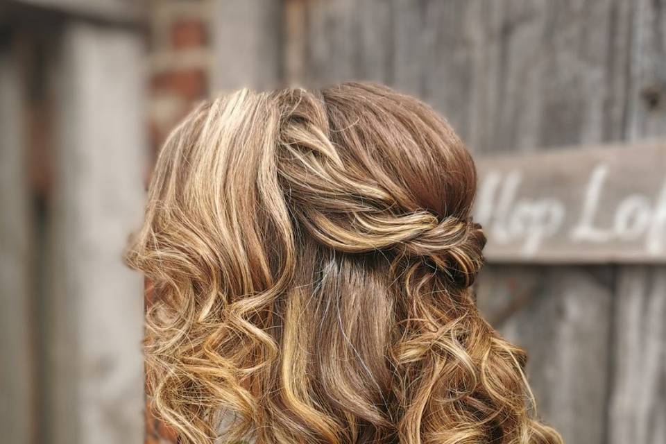 Bridesmaids hair by Beth