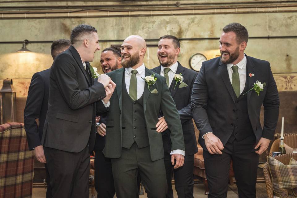 Groomsmen pre-wedding