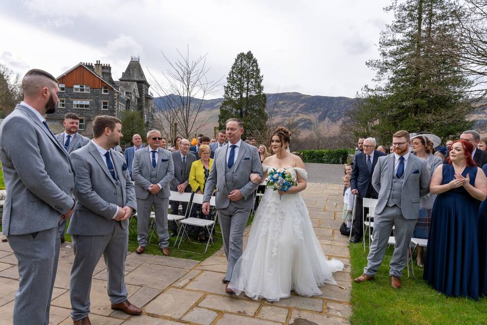 Outdoor Ceremony in Cumbria