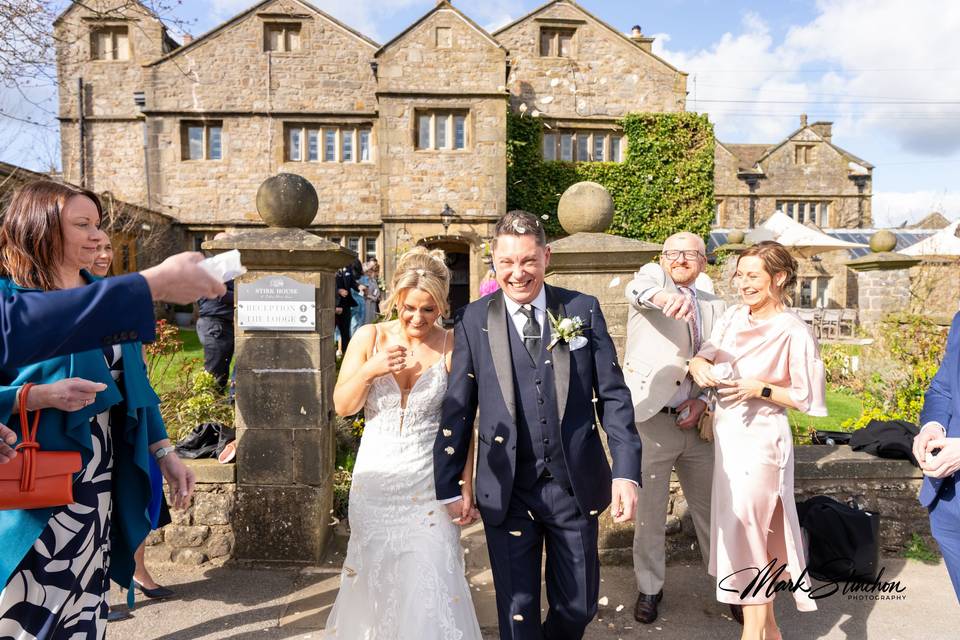 Confetti Shots at Stirk House