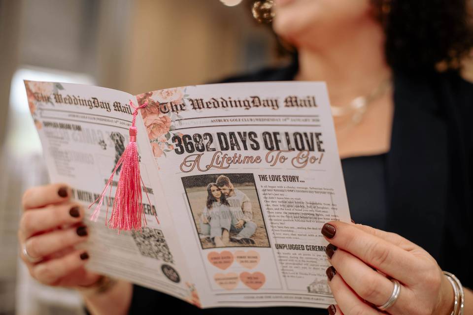 Wedding Newspaper
