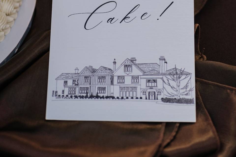 Cake Signage