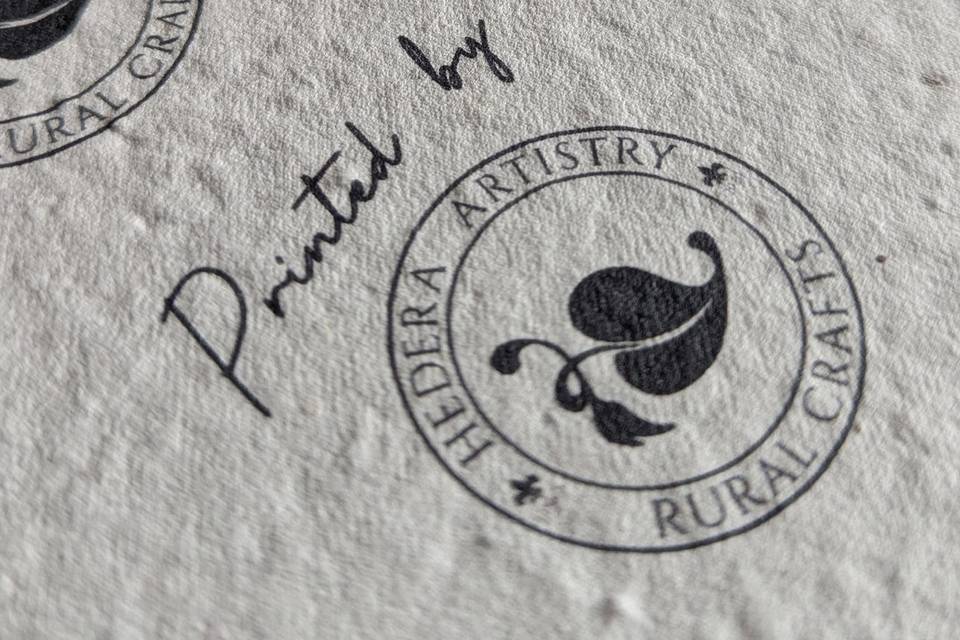 Handmade Seeded Paper