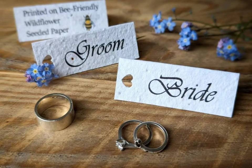Fully Customisable Place Cards