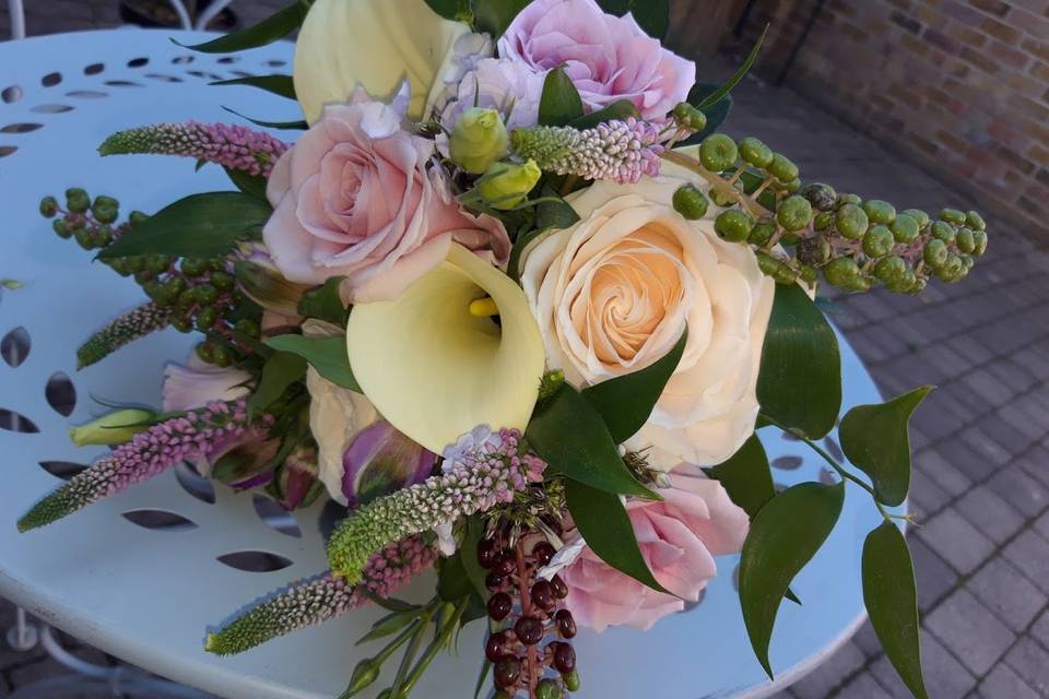 Summer wedding posy