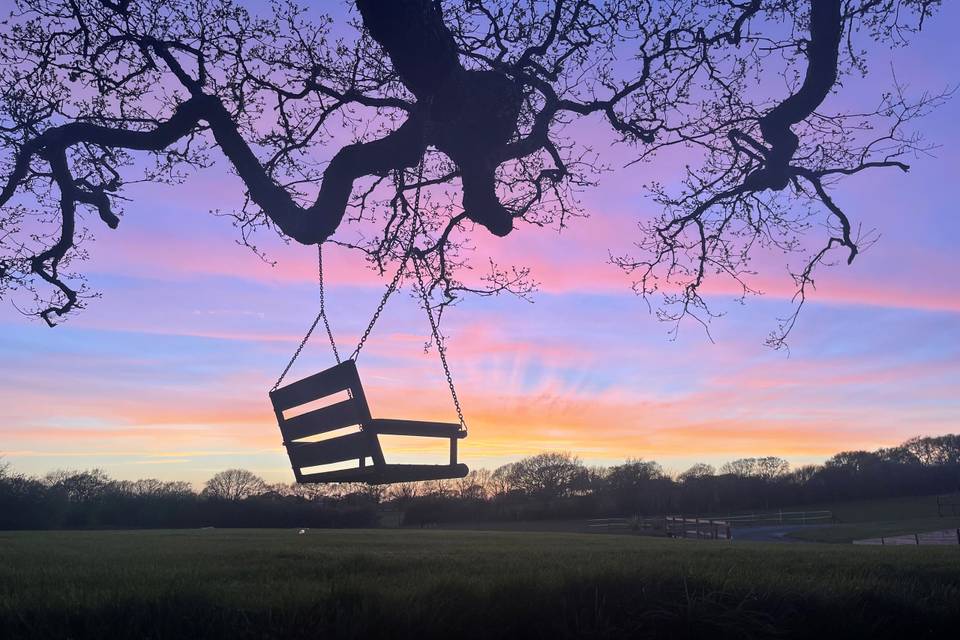 Sunset swing