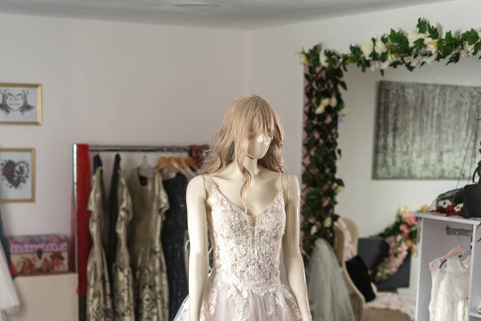 Classic bridal gown