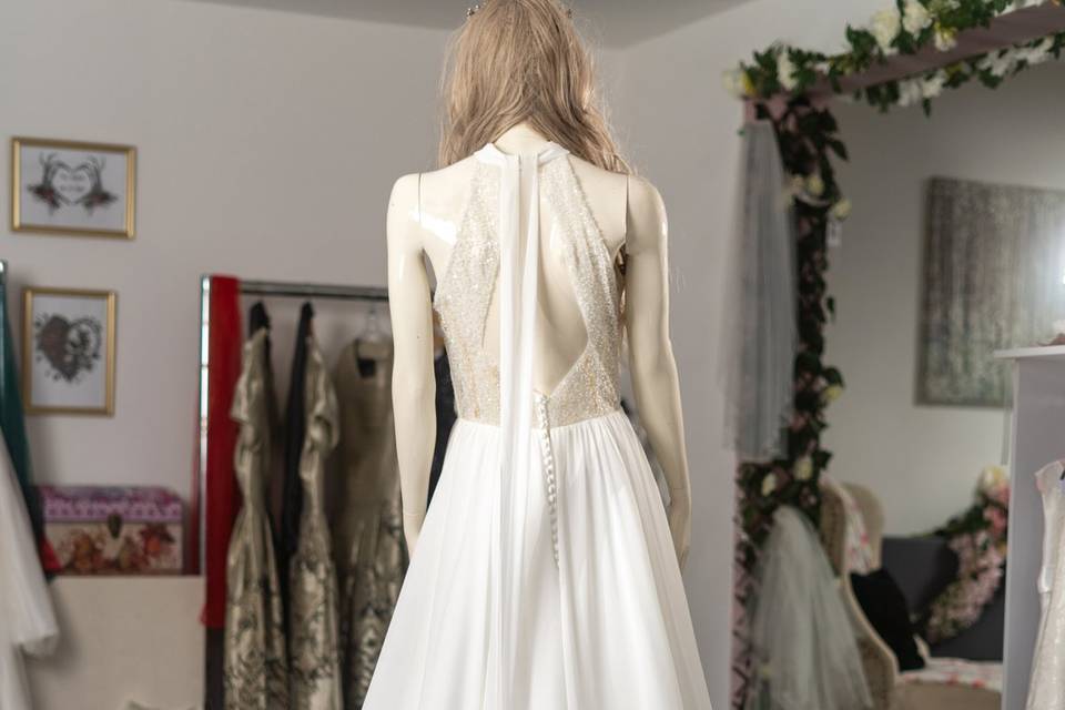 Dress back view