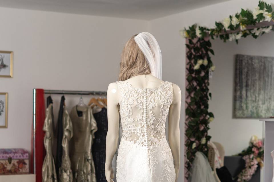 Full lace gown