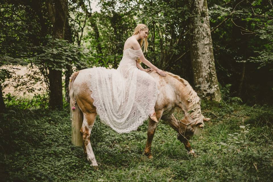 Arrival of the bride