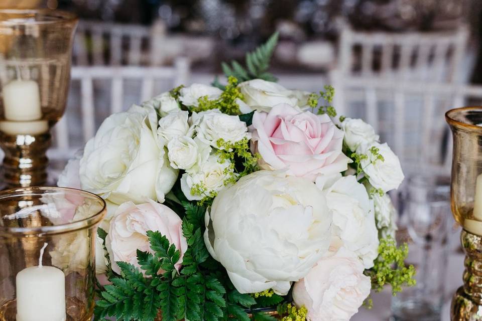 Tipi Wedding Flowers