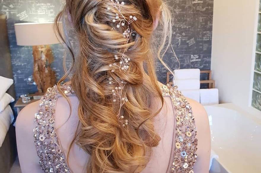 Braided updo