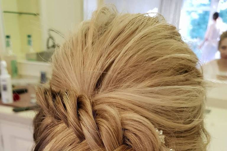 Braided updo