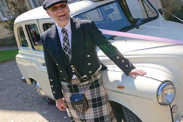 Chris, Glenys' owner and driver.