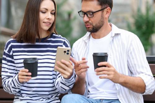 Couple using the app 1