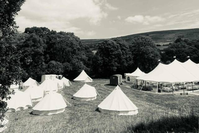 Bell tent village