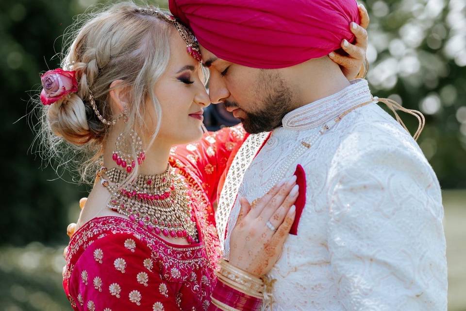 Indian wedding look