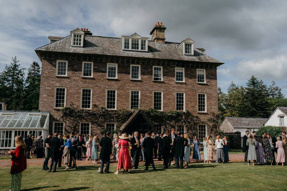 Wedding at Abercamlais House