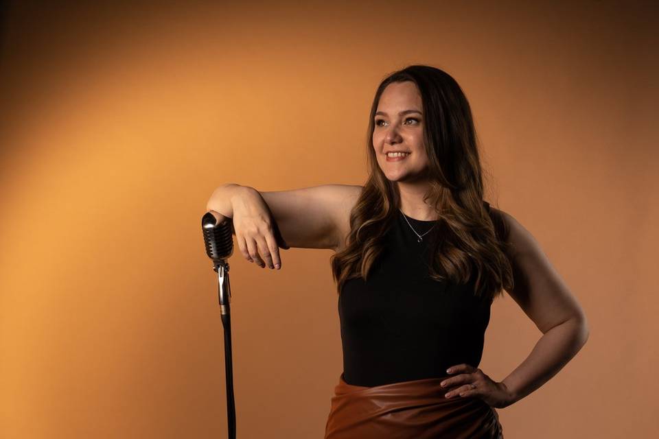 Orange backdrop