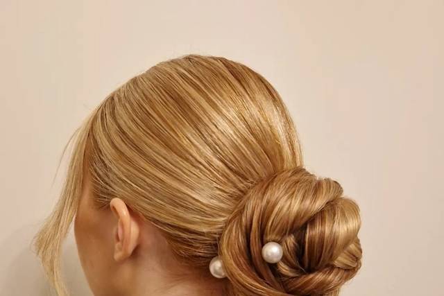 Low Bun Updo