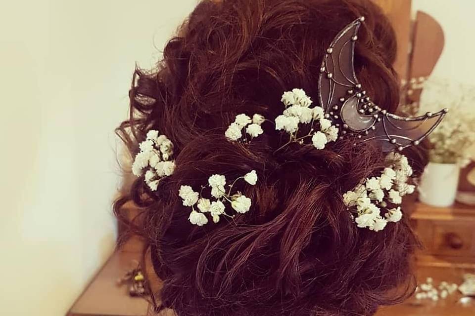 Bridal Hair and Bridesmaids
