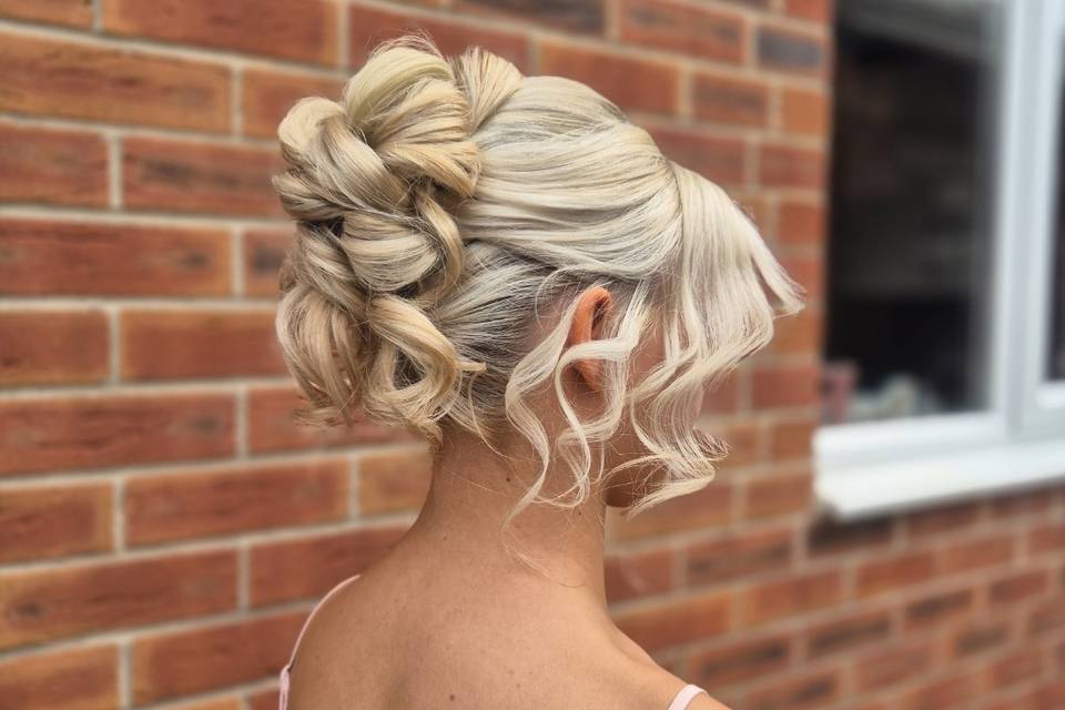 Hair up