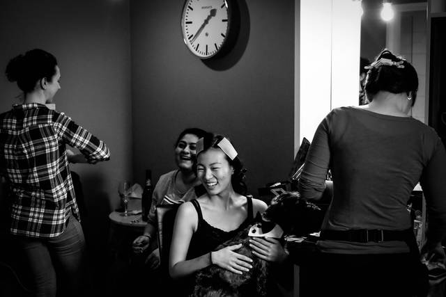 Last minute preparations