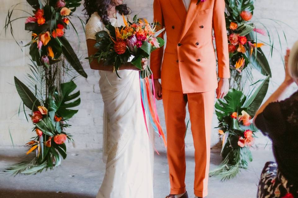 Wedding ceremony arch