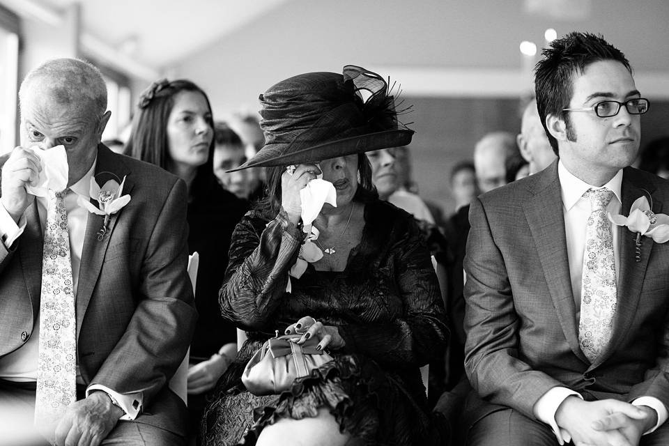 Emotional front row