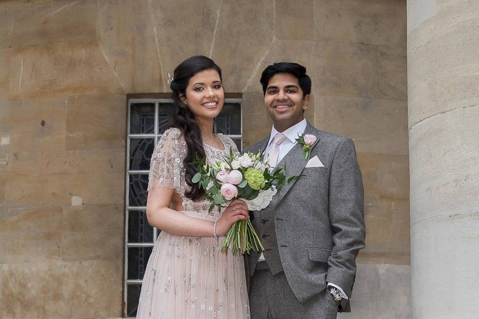 Elegant bridal flowers