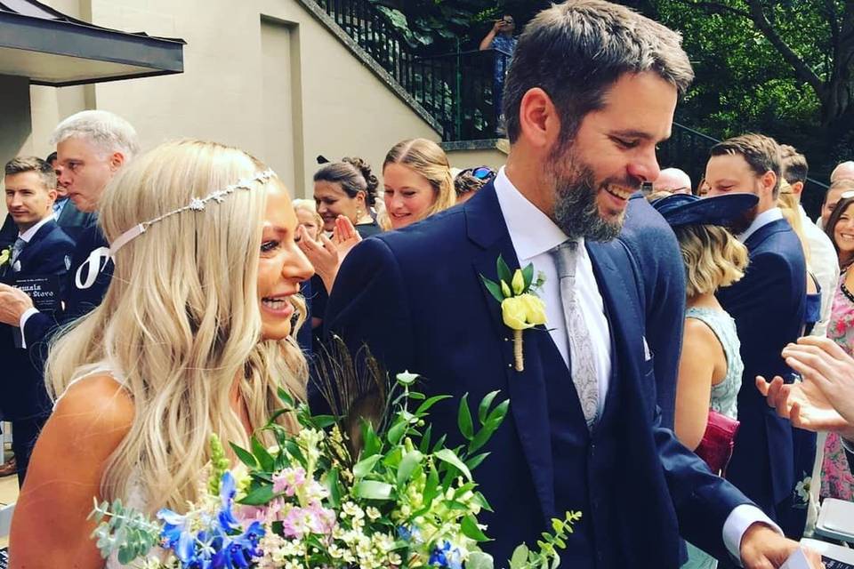 Boho wedding flowers