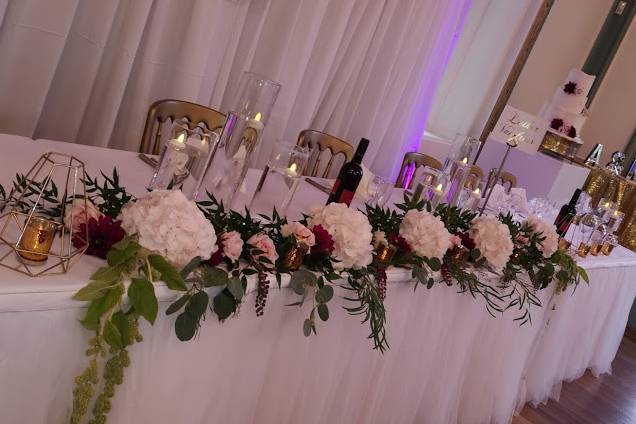 Top table flowers