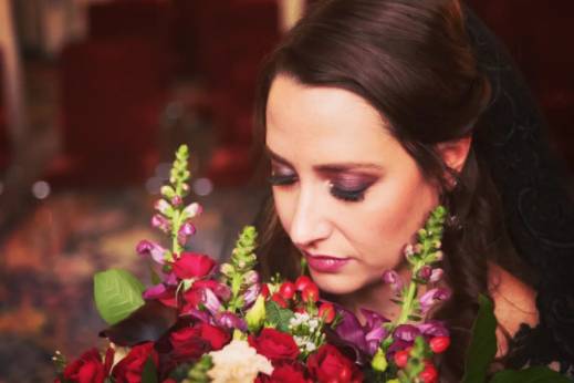 Gothic bridal bouquet