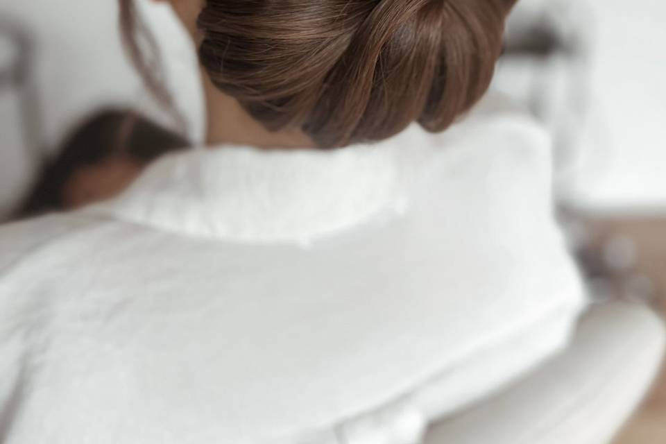 Low chignon