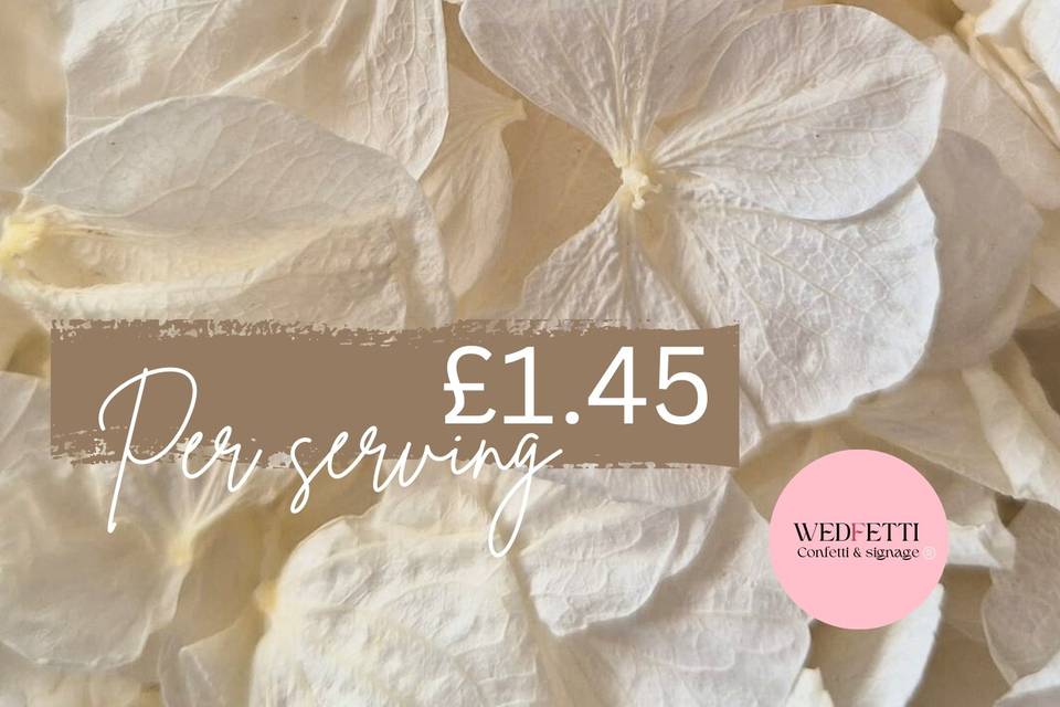 Ivory white hydrangea