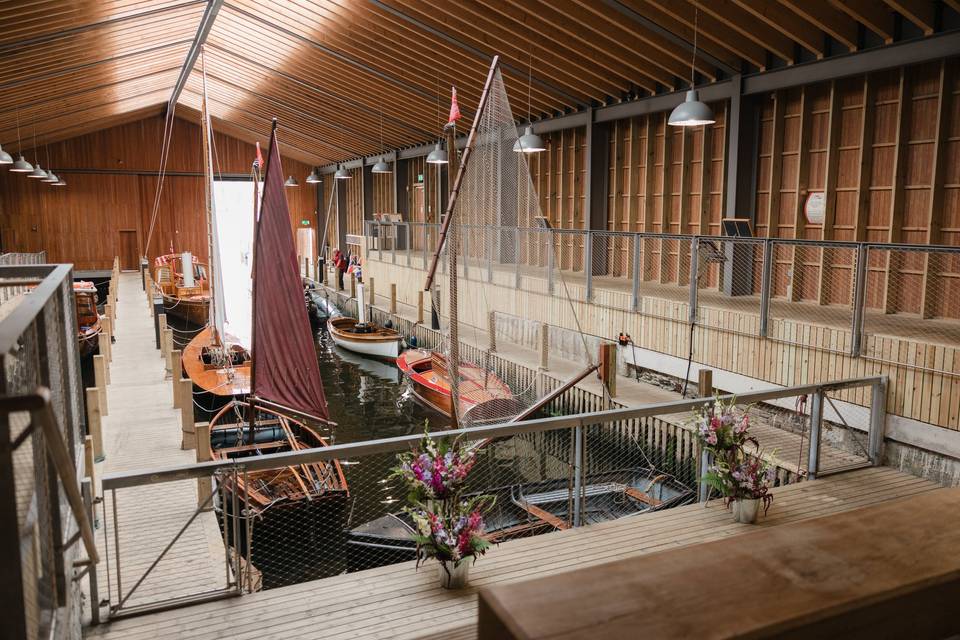 Ceremony in Boathouse