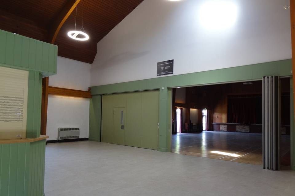 Bar area leading to Main Hall