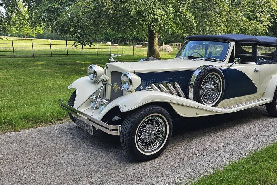 Beauford Tourer hood up